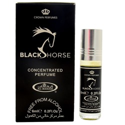 BLACK HORSE Concentrated Perfume, Al-Rehab (Масляные арабские духи ЧЕРНАЯ ЛОШАДЬ (унисекс), Аль-Рехаб), 6 мл.