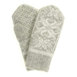 Варежки женские "Паук и снежинки" ПП 3237-6