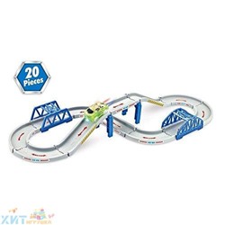 Автотрек (свет) 20 дет. с машинкой 1608, 1608