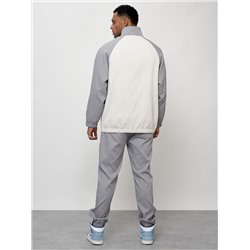 Спортивный костюм мужской модный серого цвета 35021Sr