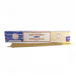 Satya COMBO NAG CHAMPA + PERSIAN MUSK (Благовония КОМБО НАГ ЧАМПА + ПЕРСИДСКИЙ МУСКУС, Сатья), 16 г.