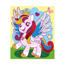 Аппликация из фольги «Единорог» (6 цветов, конверт)