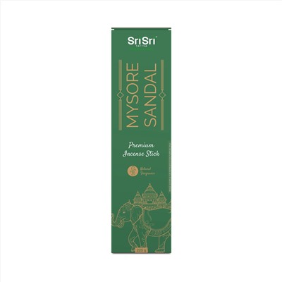 Premium Incense Sticks MYSORE SANDAL, Sri Sri Tattva (Премиум благовония МАЙСОР САНДАЛ, Шри Шри Таттва), 225 г.