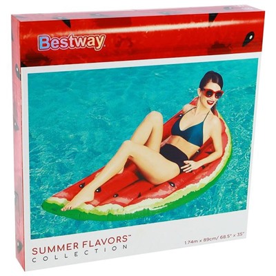 Матрац д/плавания Bestway  Арбуз 174*89cм / коробка 4015207 АКЦИЯ! СКИДКА 20%