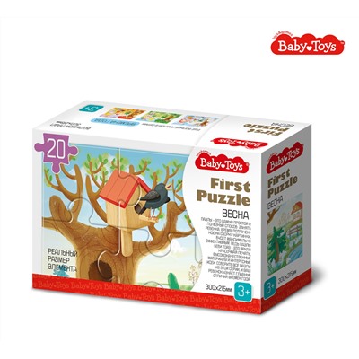 Пазл First Puzzle «Времена года. Весна» (20 элементов) Baby Toys