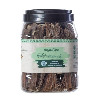 Лакомство ORGANIC CHEW : РУБЕЦ (субпродукт бараний туба 400г) АГ