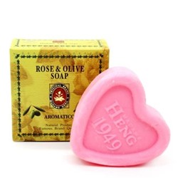 Aromatico ROSE & OLIVE Soap, Madame Heng (Ароматико, мыло С ЭКСТРАКТОМ РОЗЫ И ОЛИВЫ, Мадам Хенг), 125 г.