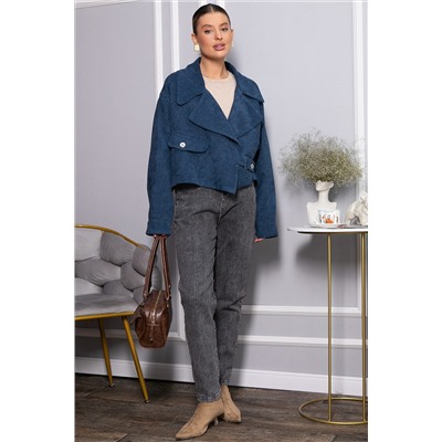 Жакет укороченный Динара (синий) Б14325-39М