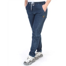 G13A BLUE Джинсы-джоггеры зимние (ткань стрейчевая с начесом) размер W31 - 46-48 российский