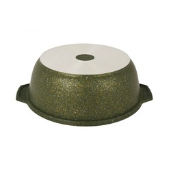 Кастрюля-жаровня 4л со стеклянной крышкой, АП линия "Trendy style" (Malachite)  ж41tsml