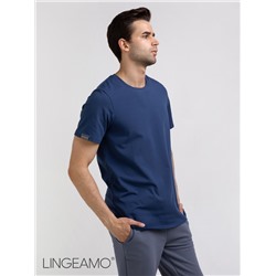 Трикотажная мужская футболка LINGEAMO индиго ВФ-10 (17)