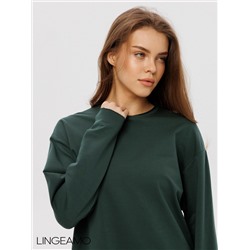 Женское платье макси из футера 2-х нитки Lingeamo хаки ВП-10 (53)