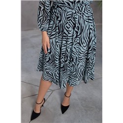 Daloria 1671 голубой-черный, Платье