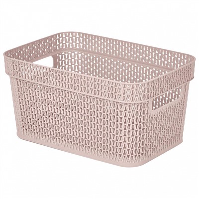Корзина для хранения Keeplex Ajur с ручками 5 л, 27,1×18,3×13,7 см KL411210005 бежевый топаз