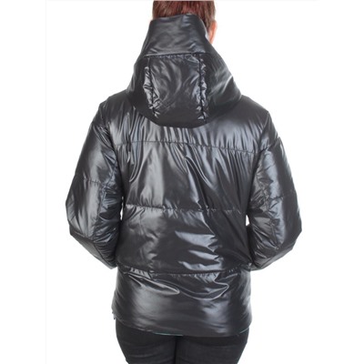 8278 BLACK Куртка демисезонная женская BAOFANI (100 гр. синтепон) размеры 46-48-50-52-54-56