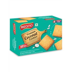 Premium COCONUT COOKIES, Bikano (ПРЕМИУМ КОКОНАТ КУКИС печенье кокосовое, Бикано), 200 г.