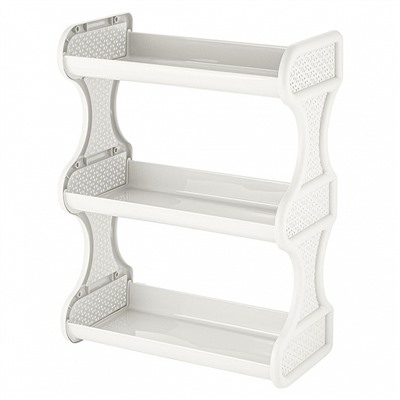 Полка навесная Keeplex Rattan трехсекционная 32,4х17х41,8см KL168212048 белое облако