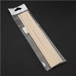 Палочки для сахарной ваты и леденцов, длина 20 см, d=3 мм, 10 шт