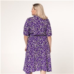 Платье, трикотаж, фиолетовый
