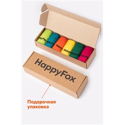 Набор женских носков 6 пар в подарочной коробке Happyfox