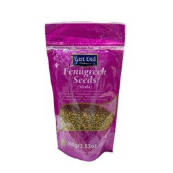 FENUGREEK SEEDS (Methi), East End (ПАЖИТНИК СЕМЕНА (Метхи), Ист Энд), 100 г. - СРОК ГОДНОСТИ ДО 31 МАРТА 2025 ГОДА