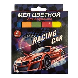 Мел цветной  5шт. 5цв. Centrum Jumbo Машина д/асфальта к/к 74744