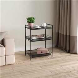 Этажерка "Ладья 33С" (LADYA 33С storage rack) (Черный) Э557 Ч