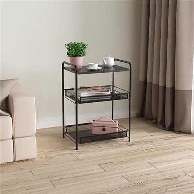 Этажерка "Ладья 33С" (LADYA 33С storage rack) (Черный) Э557 Ч