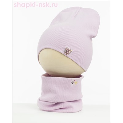 02-64-LT Комплект (шапка+снуд) (52-54)