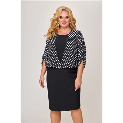 Alani Collection 1779 черный+белый, Платье