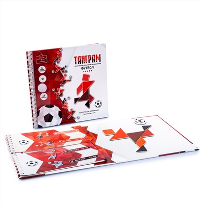 Игра магнитная головоломка Танграм «Футбол»