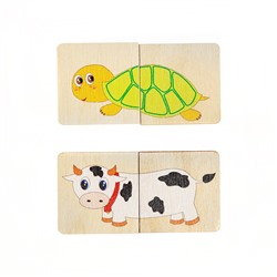 Пазл деревянный «Веселые половинки»