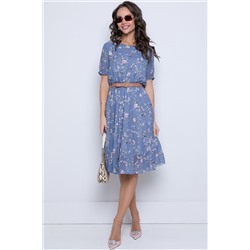 Платье Стильный шифон (блу)