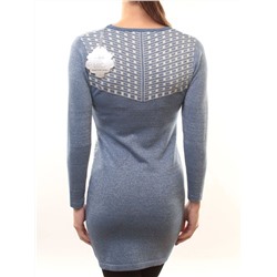 1507-10 Платье трикотажное (73% хлопок, 27% нейлон) размер свободный 42-44