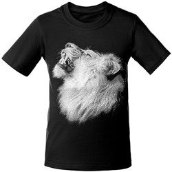Футболка детская Like a Lion, черная