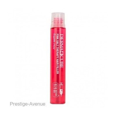 Филлеры для волос FarmStay Derma Cube Pink Salt Therapy Hair Filler с розовой солью 13ml *10шт