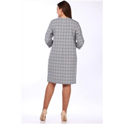 Lady Style Classic 1503 синий_с_серым, Платье