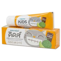 KIDS Natural Herbal Oral Paste, HOKKAIDO MELON, Kolbadent (Детская зубная паста с натуральными травами, ДЫНЯ ХОККАЙДО, для крепких зубов и здоровых десен, Колбадент), 50 г.