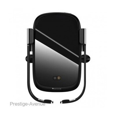 Автомобильный держатель Baseus Rock-Solid Vehicle Mounted Holder Wireless Charger черный