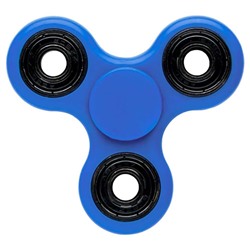 Антистресс Hand Spinner Спиннер 8см синий с черными вставками SH 999393