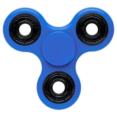 Антистресс Hand Spinner Спиннер 8см синий с черными вставками SH 999393