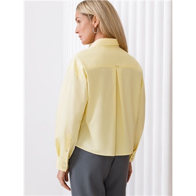 Укороченная блузка из поплина