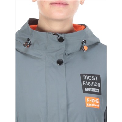 FY-888 DARK GRAY Ветровка женская COSEEMI (65% хлопок, 35% полиэстер) размер 50 российский