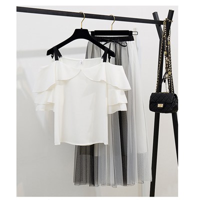 Костюм с юбкой 876525