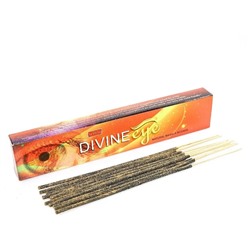 DIVINE EYE Natural Masala Incense, Nandita (БОЖЕСТВЕННЫЙ ГЛАЗ натуральные благовония палочки, Нандита), 15 г.