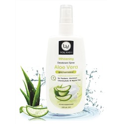 U&I ALOE VERA Whitening Deodorant SPRAY (Дезодорант СПРЕЙ бесцветный АЛОЭ ВЕРА), 100 мл.