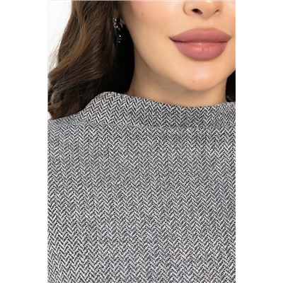 Платье В ритме мегаполиса (серое) П14056-33М