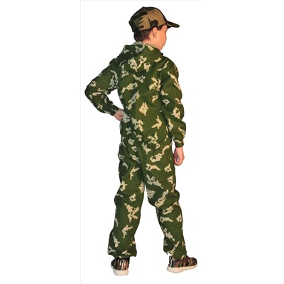 Костюм детский "Маскхалат" тк.сорочечная, пл.140гр., кмф "Березка"