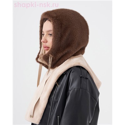 Виола экомех норка флис Капор (56-58)