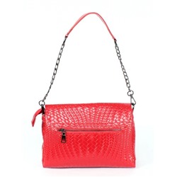 Сумка женская натуральная кожа JRP-J 009-1,  3отд,  плечевой ремень,  красный 257351